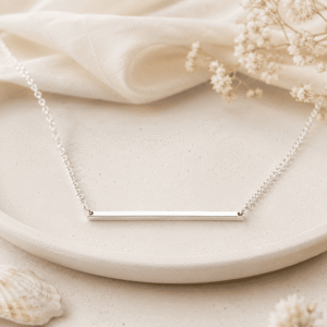 Silver Bar Necklace