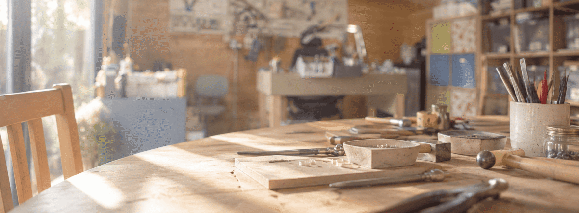 photo of the Orchard Jewellery workshop